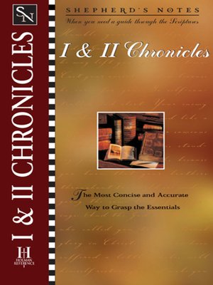 cover image of 1,2 Chronicles